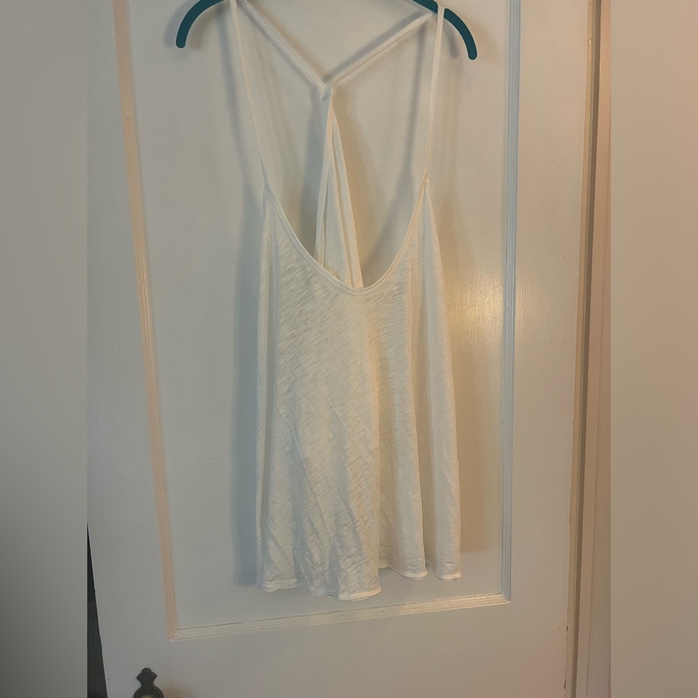 Free People tank top size extra large color white